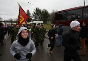 Pagarbos bėgimo „Gyvybės ir mirties keliu“ trasą šiemet įveikė rekordinis dalyvių skaičius - 2