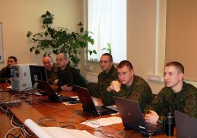 Baigėsi Logistinės paramos grupės štabo treniruotė - 1