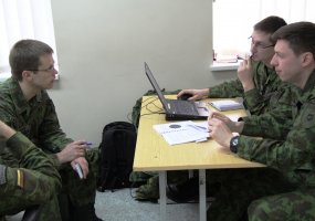 Vaidoto batalione vyko štabo mokymai „Baltas vilkas II“ - 3