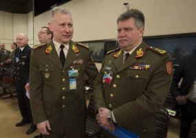 Chief of Defence of Lithuania Lieutenant General A. Pocius took part in an MC meeting - 1