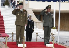 Lietuvos kariuomenės vadas gen. ltn. A. Pocius susitiko su Graikijos gynybos ministerijos ir... - 2