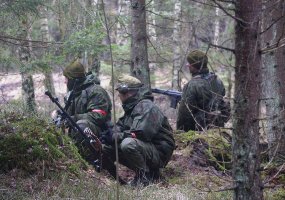 Žemaičių apygardos 3-iosios rinktinės kariai dalyvavo lauko pratybose - 1