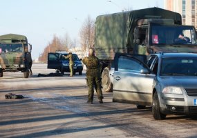 Lithuanian and U.S military and internal services drilled joint action in Alytus  - 2