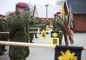 Savanorių pajėgų Didžiosios Kovos rinktinės įkūrimo 23-iosios metinės iškilmingai paminėtos Trakuose - 1