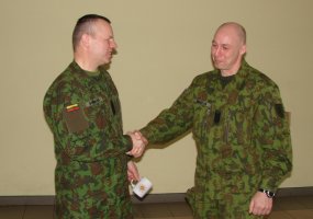 Kariuomenės vyriausiasis puskarininkis lankėsi Oro gynybos batalione - 4