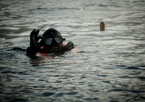 Kariuomenės narai išminuotojai neutralizavo Danės upėje rastas minas - 2