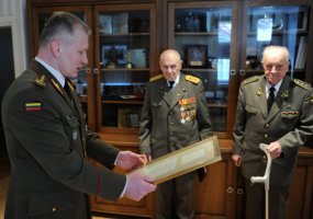 Apdovanotas šimtametis Lietuvos Vietinės rinktinės karys savanoris - 2