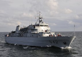 Bazinį jūreivio kursą baigę Karinių oro pajėgų kariai užtikrins laivo „Jotvingis“ oro gynybą - 4