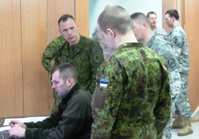 Instruktoriai iš JAV dalinosi patirtimi su Baltijos šalių kariuomenių žvalgybos specialistais - 2