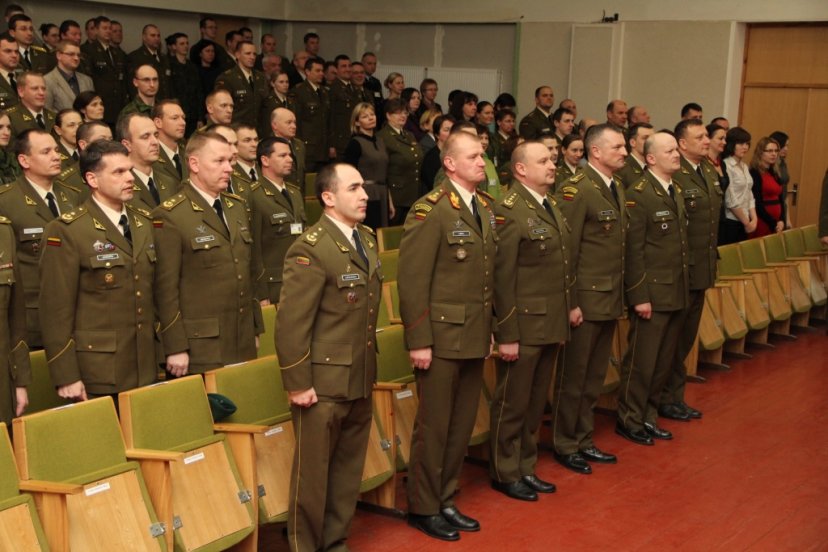 Vilniaus karinės įgulos kariai drauge paminėjo Lietuvos nepriklausomybės atkūrimo dieną 