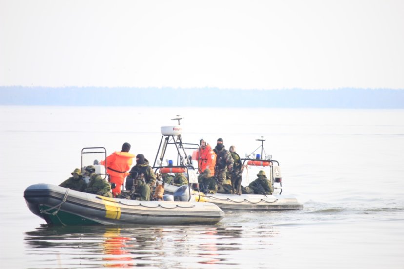 Kuršių Nerijoje treniravosi kariai ir pasieniečiai 
