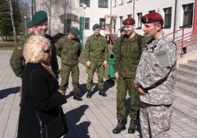 Mokymo centre lankėsi Juozo Lukšos-Daumanto žmona Nijolė Bražėnaitė  - 2