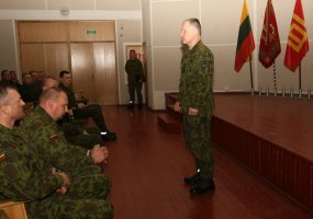 Kariuomenės vadas gen. ltn. Arvydas Pocius išreiškė pasitikėjimą ir padėką Sausumos pajėgoms - 1