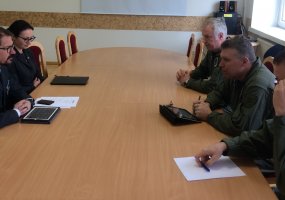 Chief of Air Force and Swedish Defence Attaché discusses possible ways of future cooperation - 1