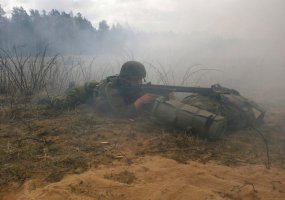 Pėstininkų skyriaus vado – vyr. šaulio kurse kariai savanoriai demonstravo ryžtą ir stiprią valią - 3