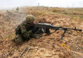 Pėstininkų skyriaus vado – vyr. šaulio kurse kariai savanoriai demonstravo ryžtą ir stiprią valią - 4