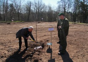 Rukloje pasodintas Lietuvos kariuomenės generolų ąžuolų parkas - 2