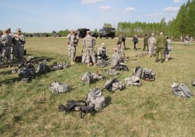 Rukloje lankėsi JAV Sausumos pajėgų Europoje vadas, susitiko su Lietuvoje dislokuotais JAV kariais - 6
