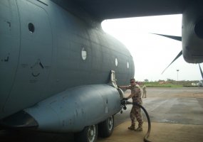 Aircrew of the Lithuanian Air Force's transport aircraft have smoothly joined in with the... - 1