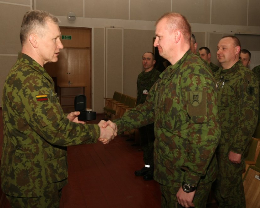 Kariuomenės vadas gen. ltn. Arvydas Pocius išreiškė pasitikėjimą ir padėką Sausumos pajėgoms