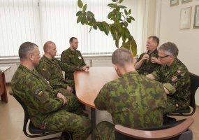 KASP štabe lankėsi Danijos savanorių pajėgų vadas - 2