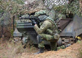 Lithuanian military to train conducting defensive operations at tactical field exercise Black... - 4