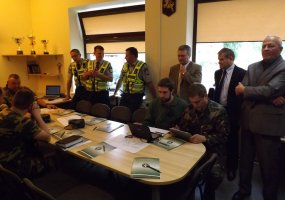 Judėjimo kontrolės centro kariai pirmąkart dalyvavo pasieniečių organizuotose pratybose - 1