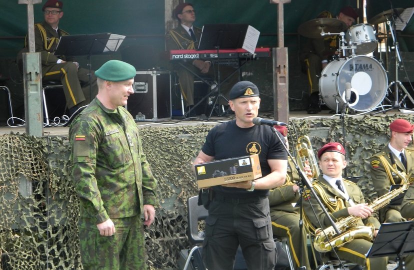 Gedimino štabo bataliono kariams Lietuvos kariuomenės kūrėjų savanorių sąjungos atsargos karių...