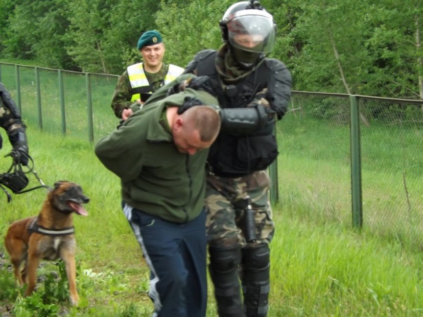 Judėjimo kontrolės centro kariai pirmąkart dalyvavo pasieniečių organizuotose pratybose