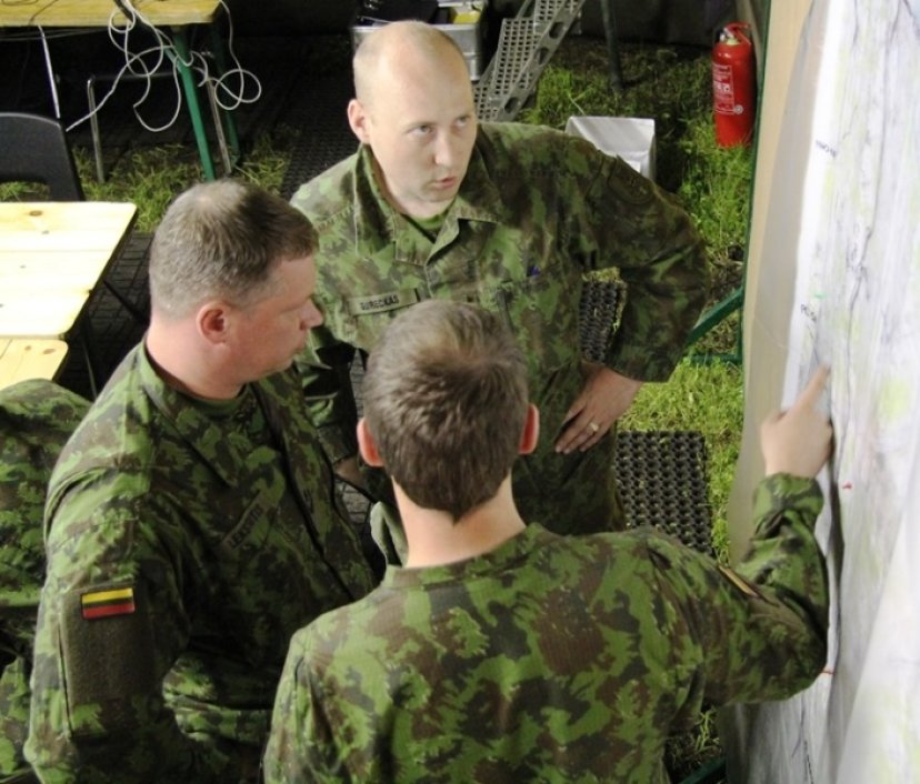 Brigados „Geležinis Vilkas“ štabas rengiasi tarptautinėms pratyboms „Kardo kirtis 2014“