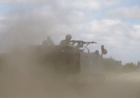 Pratybų „Kardo kirtis 2014“ Latvijoje dienoraštis: kuopa juda į  mūšį - 2