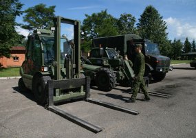 Logistikos karininkų bazinio rengimo kursų klausytojų vizitas Vytenio batalione - 1