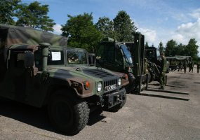 Logistikos karininkų bazinio rengimo kursų klausytojų vizitas Vytenio batalione - 2