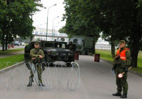 Kariai treniravosi užtikrinti valstybinės reikšmės objekto apsaugą - 1