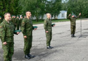 Generolo Romualdo Giedraičio artilerijos batalione pasikeitė vadai - 4