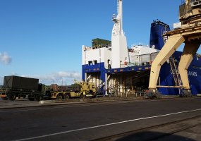 Paskutiniai pratybų „Kardo kirtis 2014“ dalyviai ir karinė technika jau pakeliui namo - 6