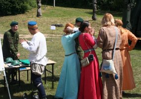 Birutės ulonų bataliono kariai dalyvavo archainės kultūros festivalyje „Jotvos vartai“  - 1