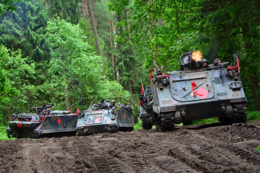 Platoon leader of the Opposing Force (OPFOR): there are no easy days for infantrymen 