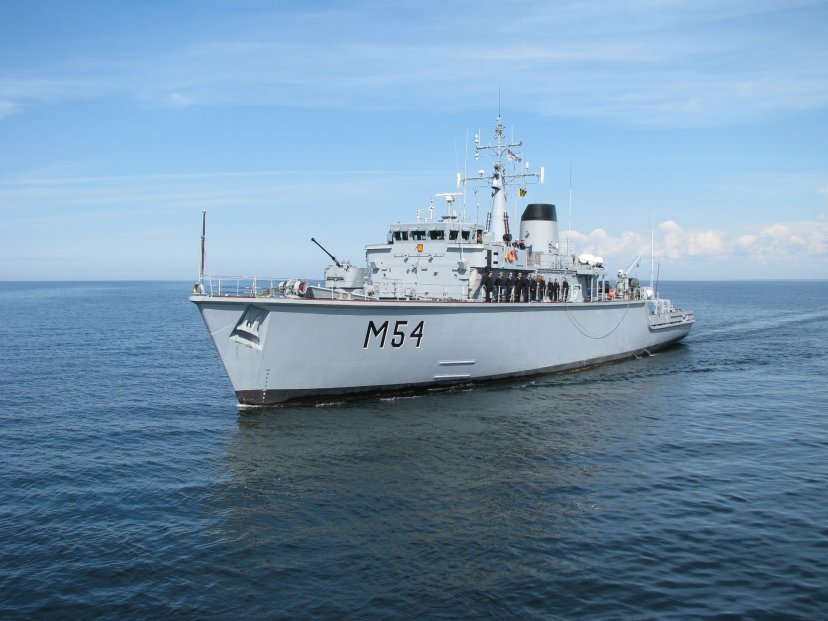 The Kuršis M54 of the Lithuanian Navy assigned to naval NATO unit