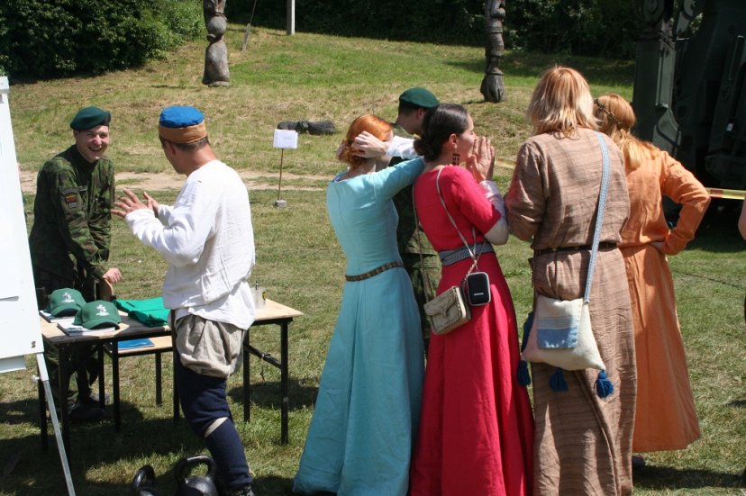Birutės ulonų bataliono kariai dalyvavo archainės kultūros festivalyje „Jotvos vartai“ 