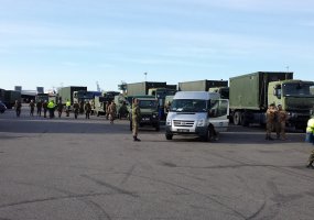 Nematomas, bet būtinas logistų darbas pratybose „Kardo kirtis 2014“ - 5