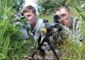 Dragūnai ir Jungtinių Amerikos Valstijų kariai bendrauja „taktine kalba“ - 2