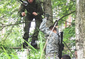 Dragūnai ir Jungtinių Amerikos Valstijų kariai bendrauja „taktine kalba“ - 5