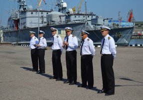 Karo laivų flotilei pradėjo vadovauti naujai paskirtas štabo viršininkas - 1