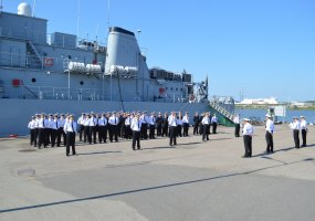 Karo laivų flotilei pradėjo vadovauti naujai paskirtas štabo viršininkas - 2
