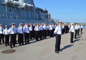 Karo laivų flotilei pradėjo vadovauti naujai paskirtas štabo viršininkas - 3