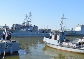 Karo laivų flotilei pradėjo vadovauti naujai paskirtas štabo viršininkas - 4