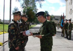 Jaunųjų šaulių vasaros stovykla ir I–II pakopų rengimo kursai Oro gynybos batalione  - 1