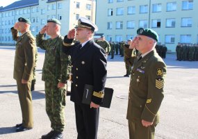 Dragūnų batalionas mini  22-ųjų  metų  įkūrimo sukaktį - 2