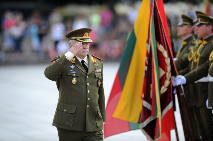 Major General Jonas Vytautas Žukas inaugurated as the new Chief of Defence in the Cathedral...